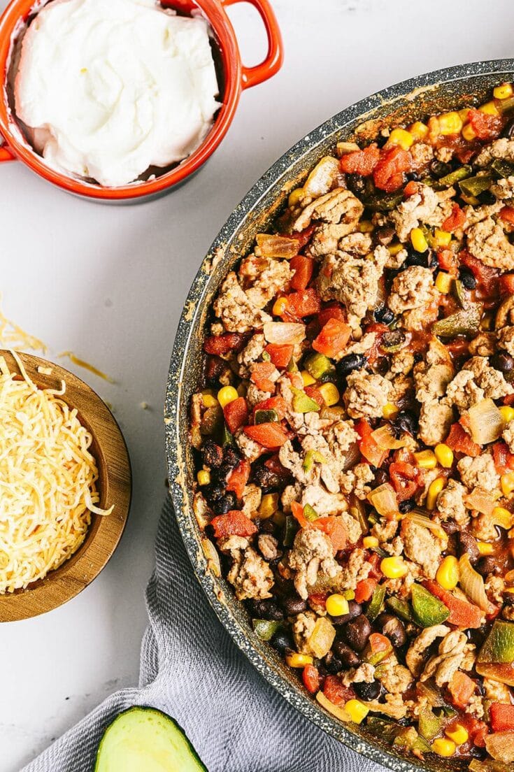 Turkey Taco Skillet