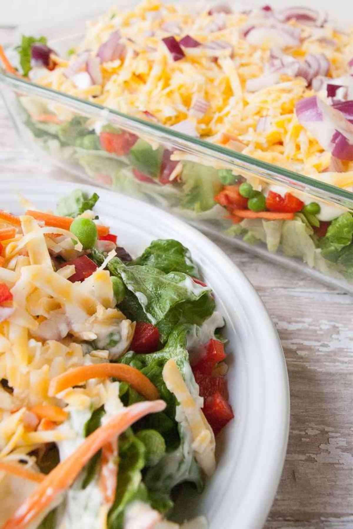 layered summer salad
