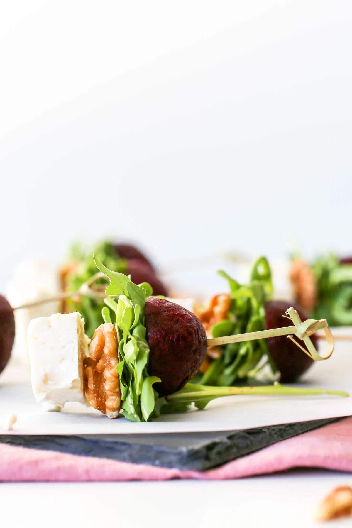 beet salad on a stick