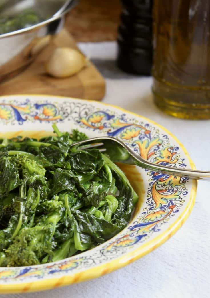 sauteed rapini