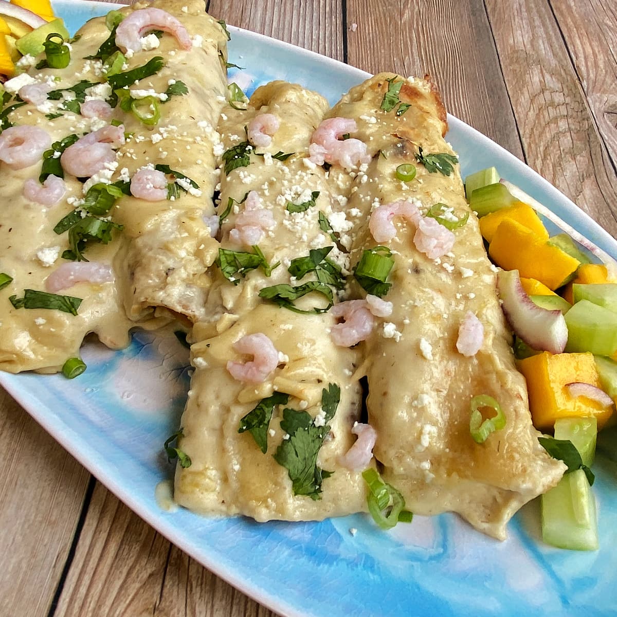 seafood enchiladas