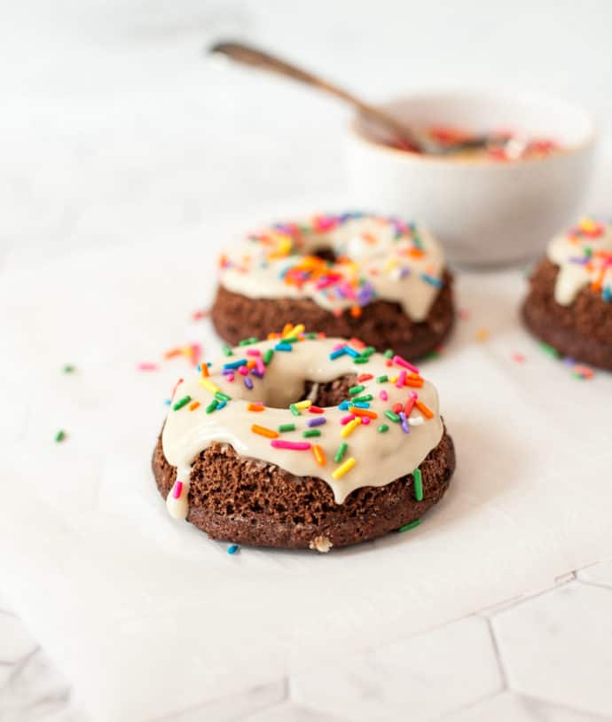 chocolate donuts