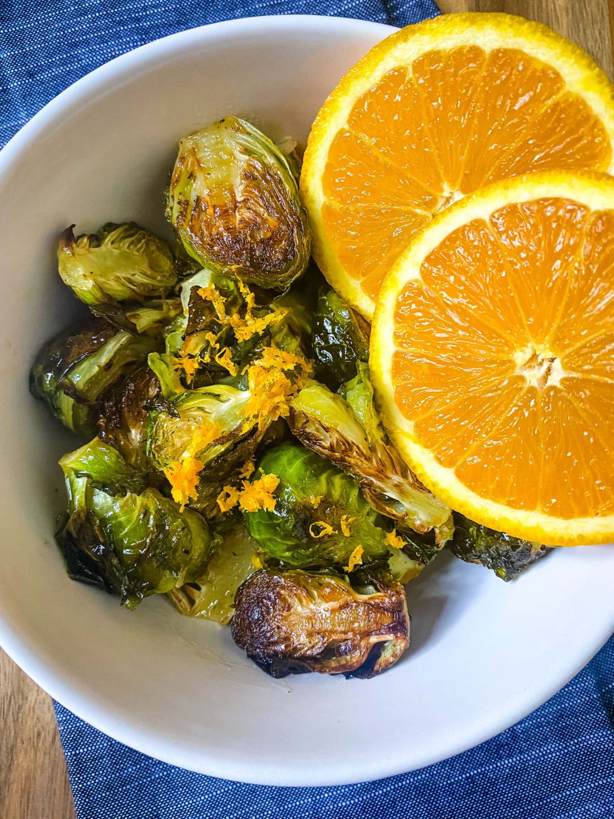 Citrus Glazed Brussel Sprouts