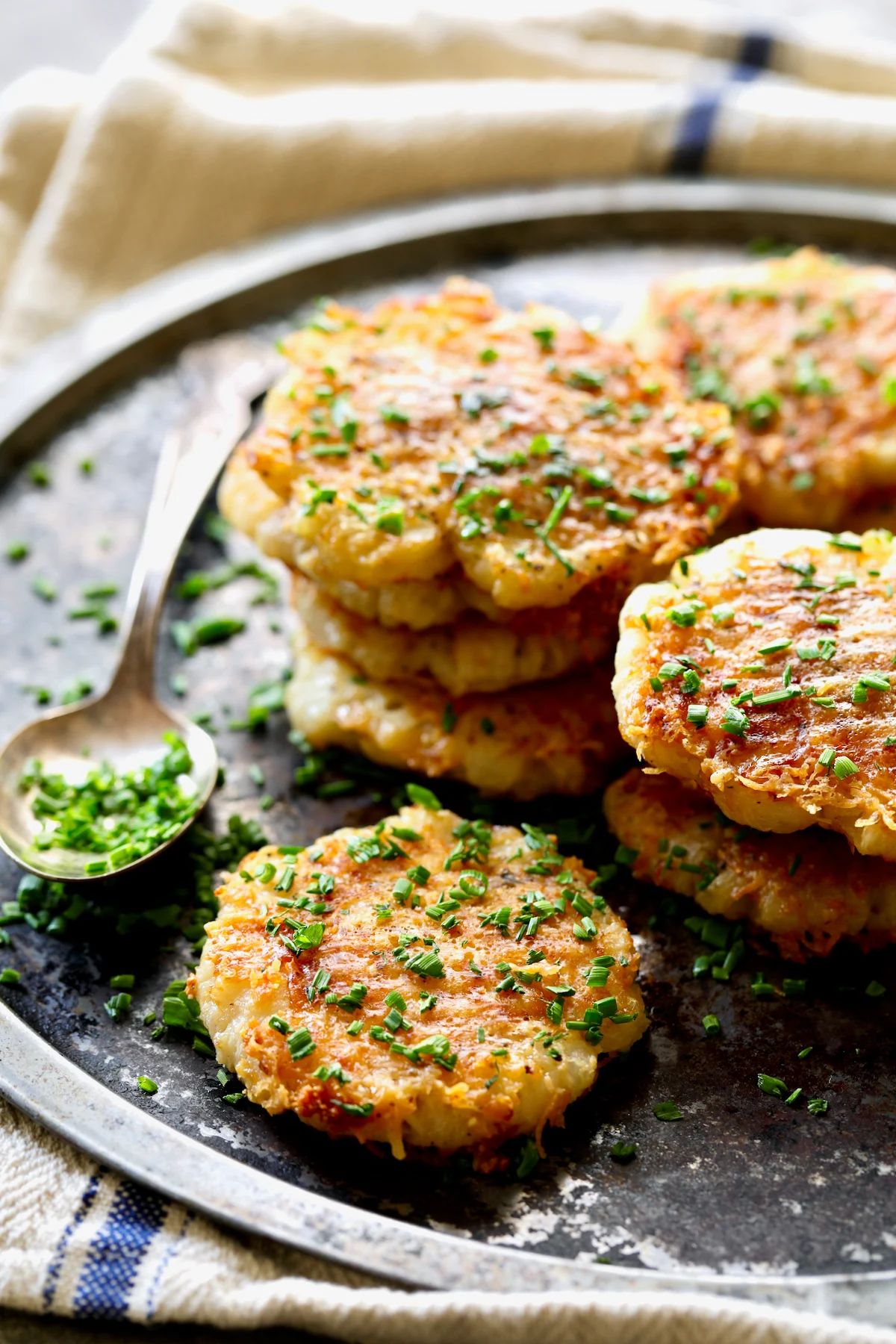 Parmesan Crusted Crushed Turnips