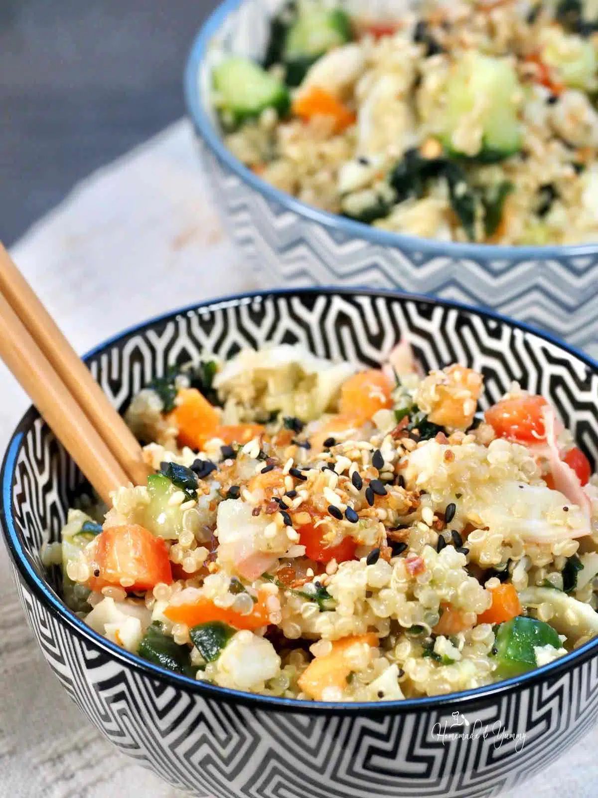 quinoa sushi salad