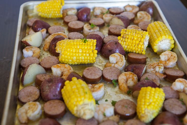 Sheet Pan Shrimp Boil