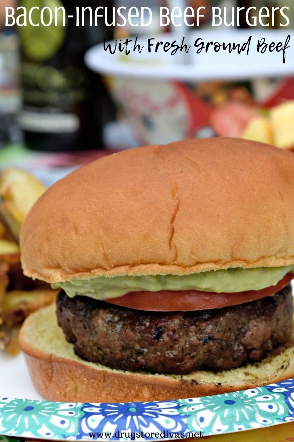 bacon infused beef burgers