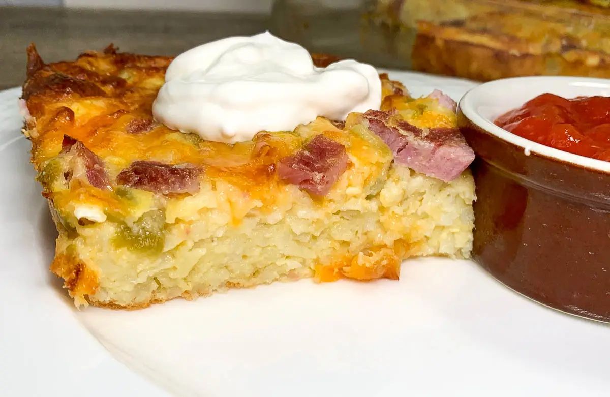 green chilli breakfast bake