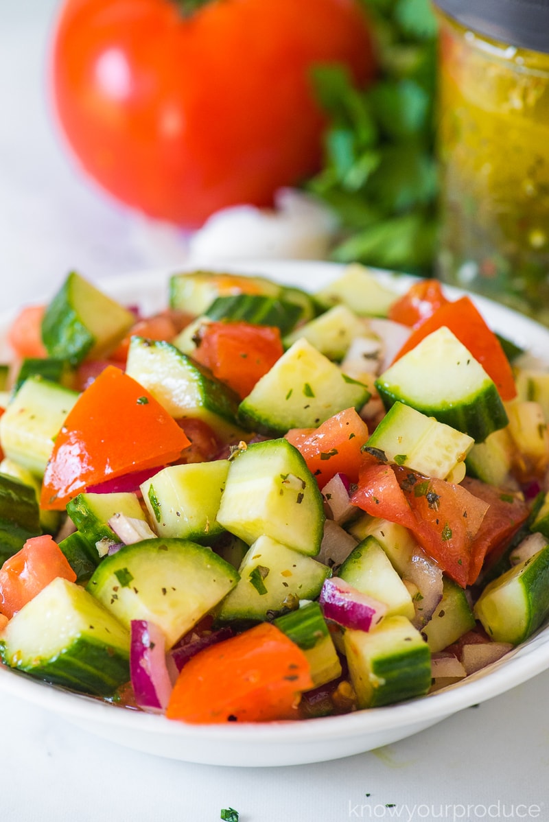 cucumber tomato salad