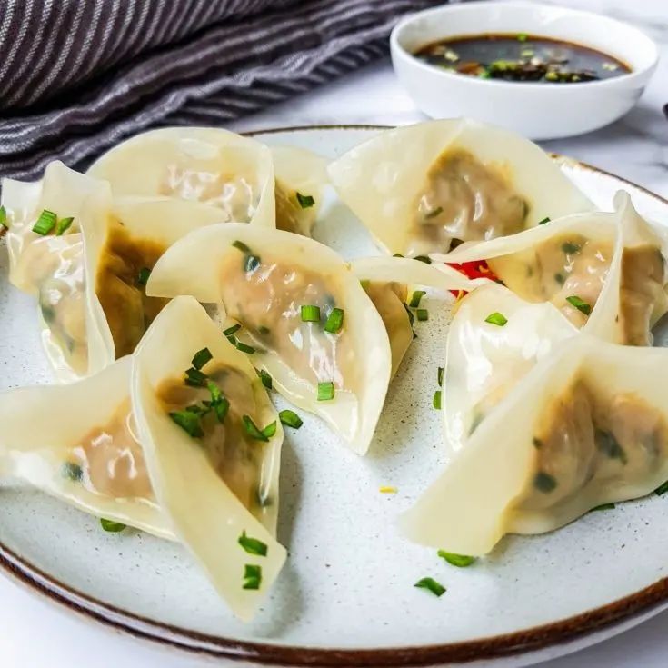 pork chive dumplings