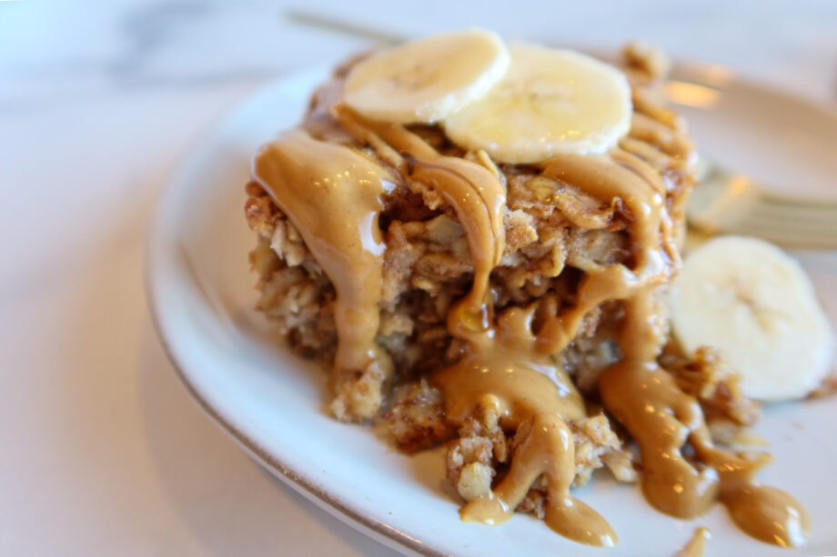 peanut butter baked oatmeal