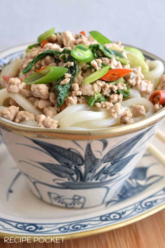 pork minced noodles