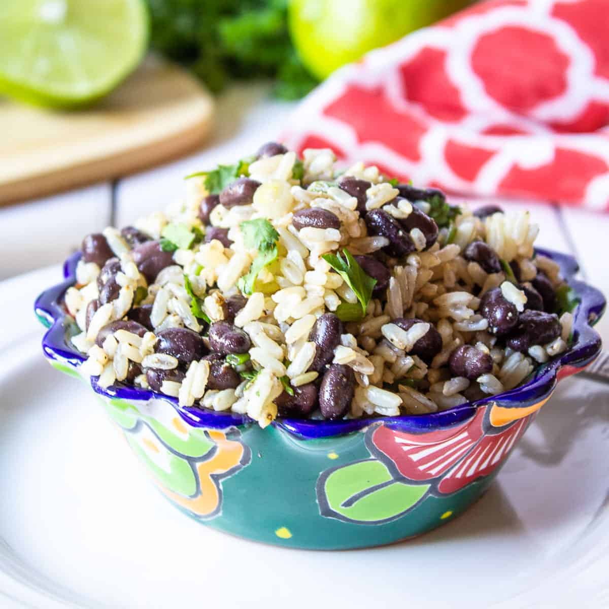 black beans and rice