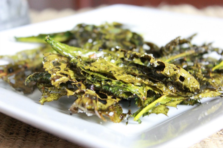 garlic kale chips