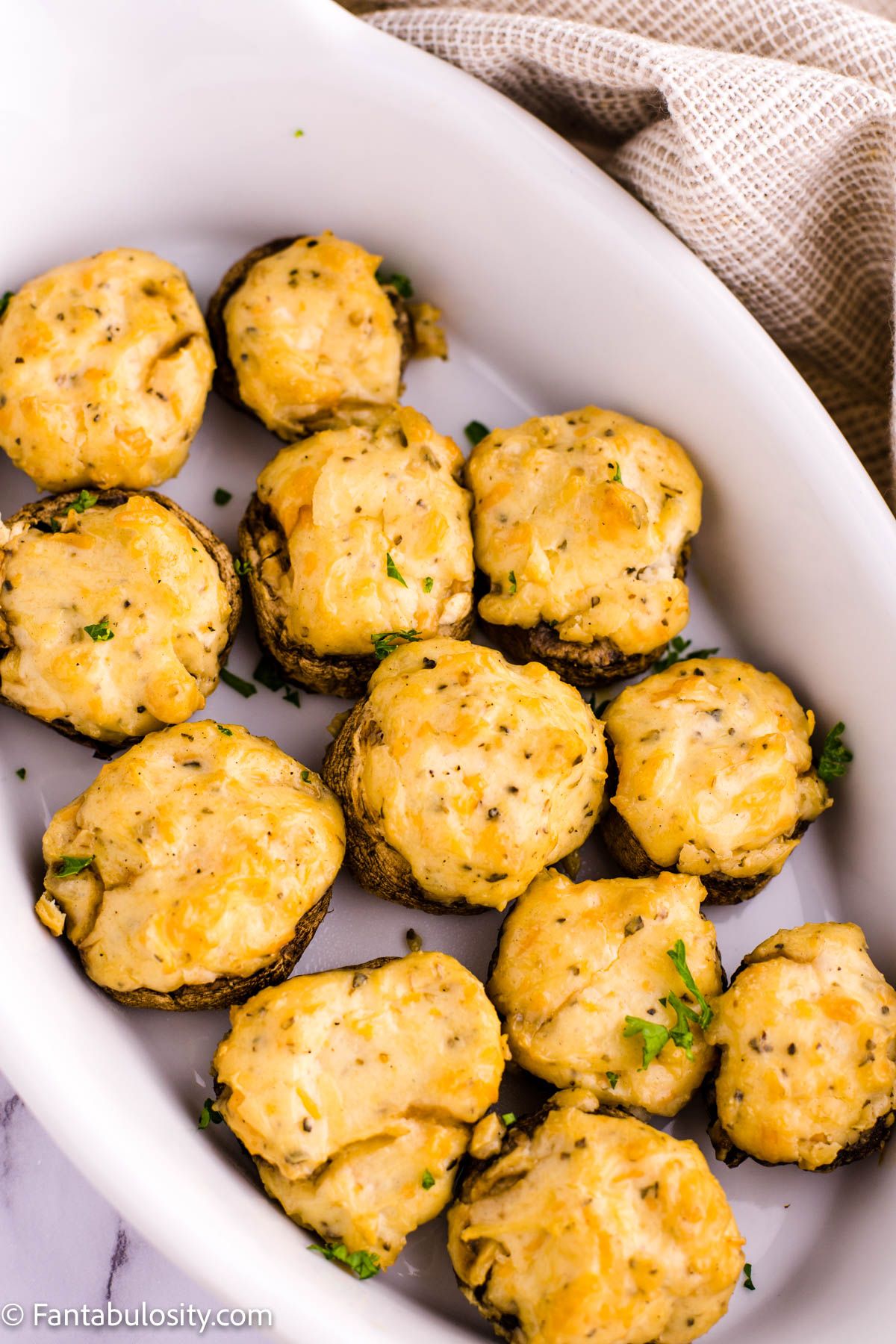 smoked stuffed mushrooms