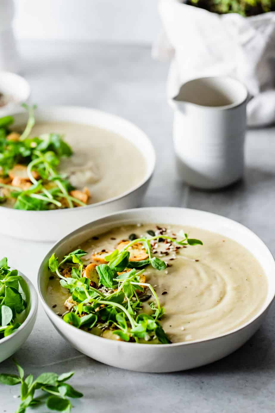 roasted cauliflower soup