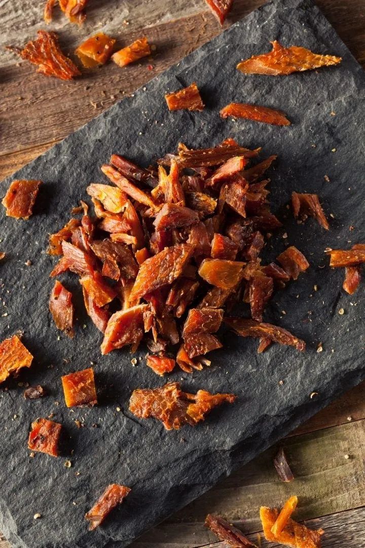 maple salmon jerky