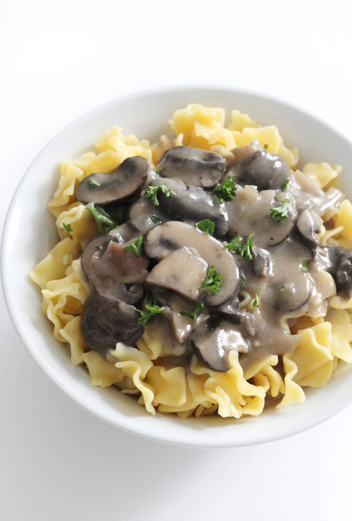 mushroom stroganoff