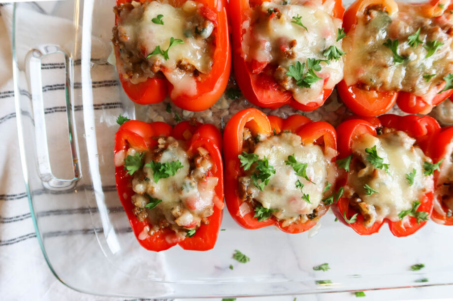 sausage stuffed peppers