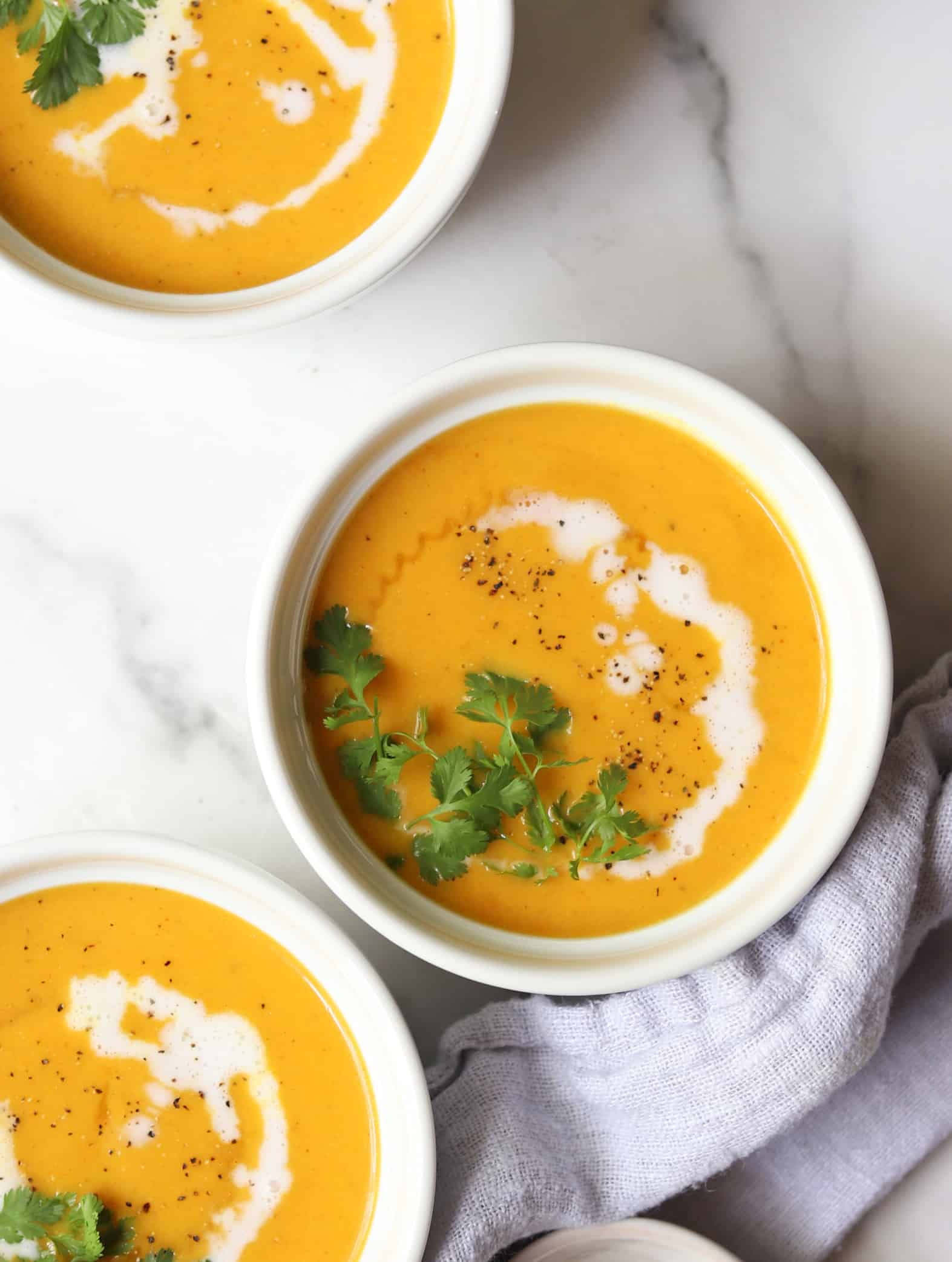 curry coconut cauliflower soup