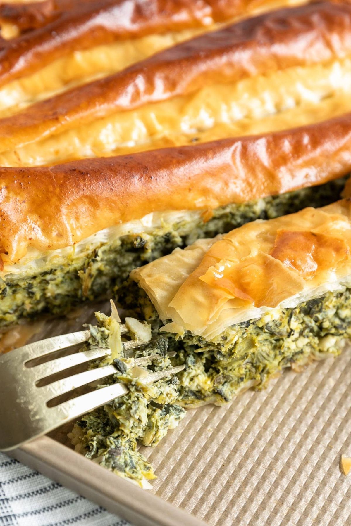 greek spinach feta pie