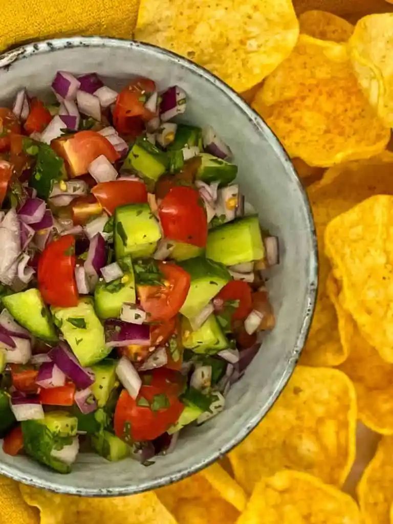 tomato onion cucumber salad