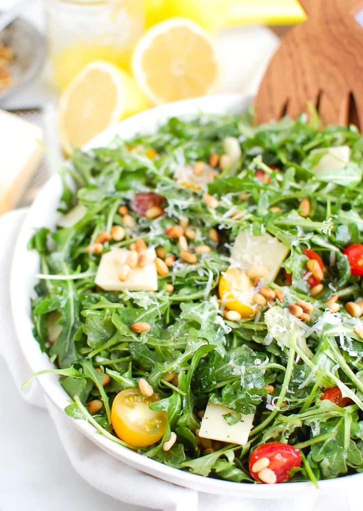 lemon arugula salad