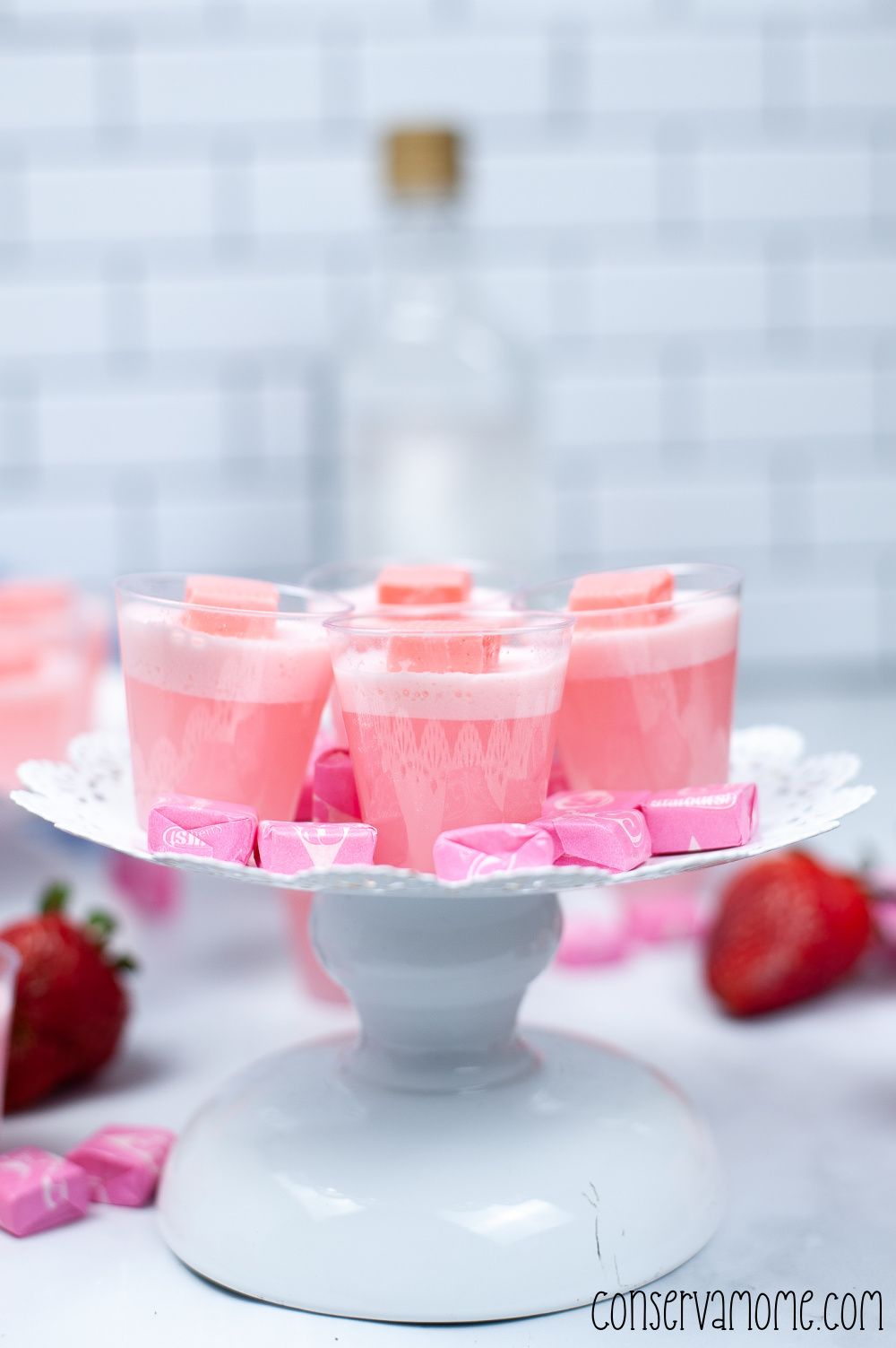 pink starburst jello shots