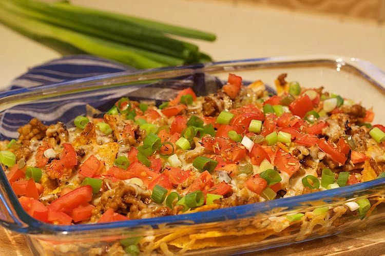 Oven Baked Beef Nachos