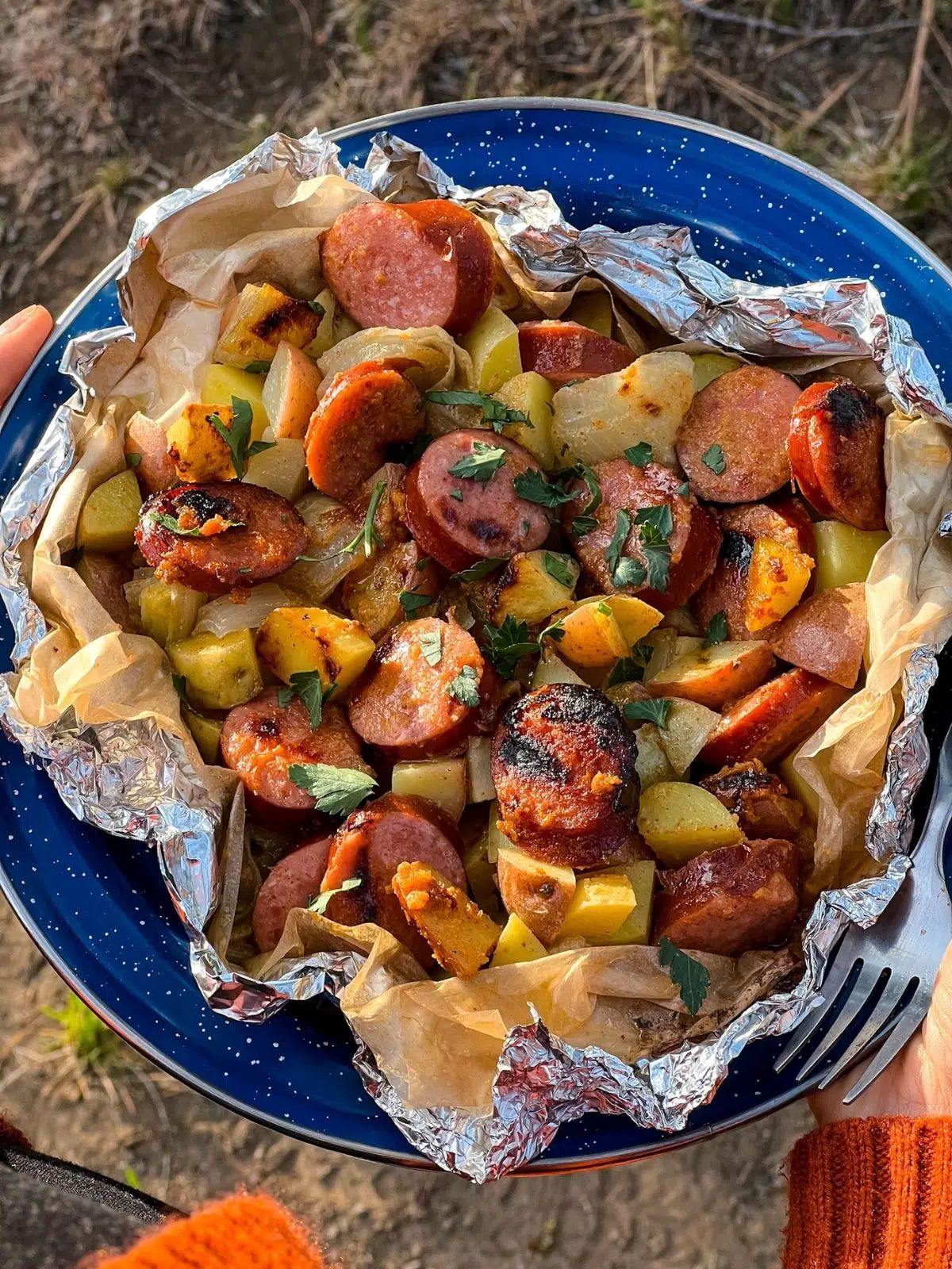 kielbasa foil packets