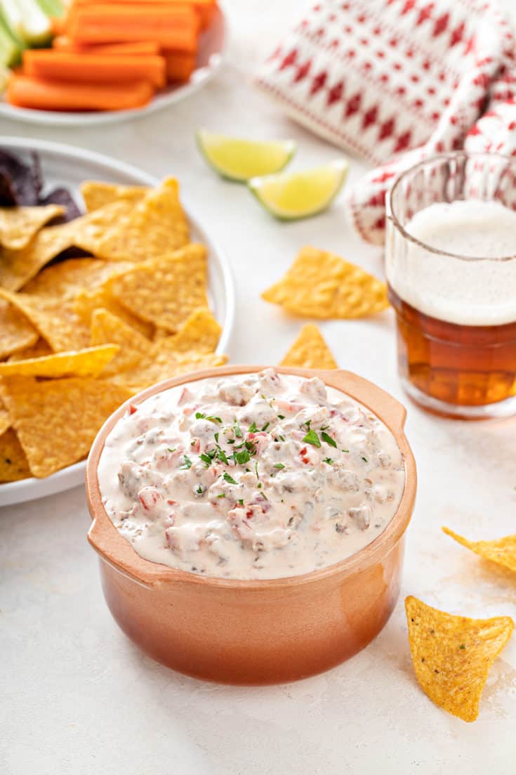 spicy sausage dip