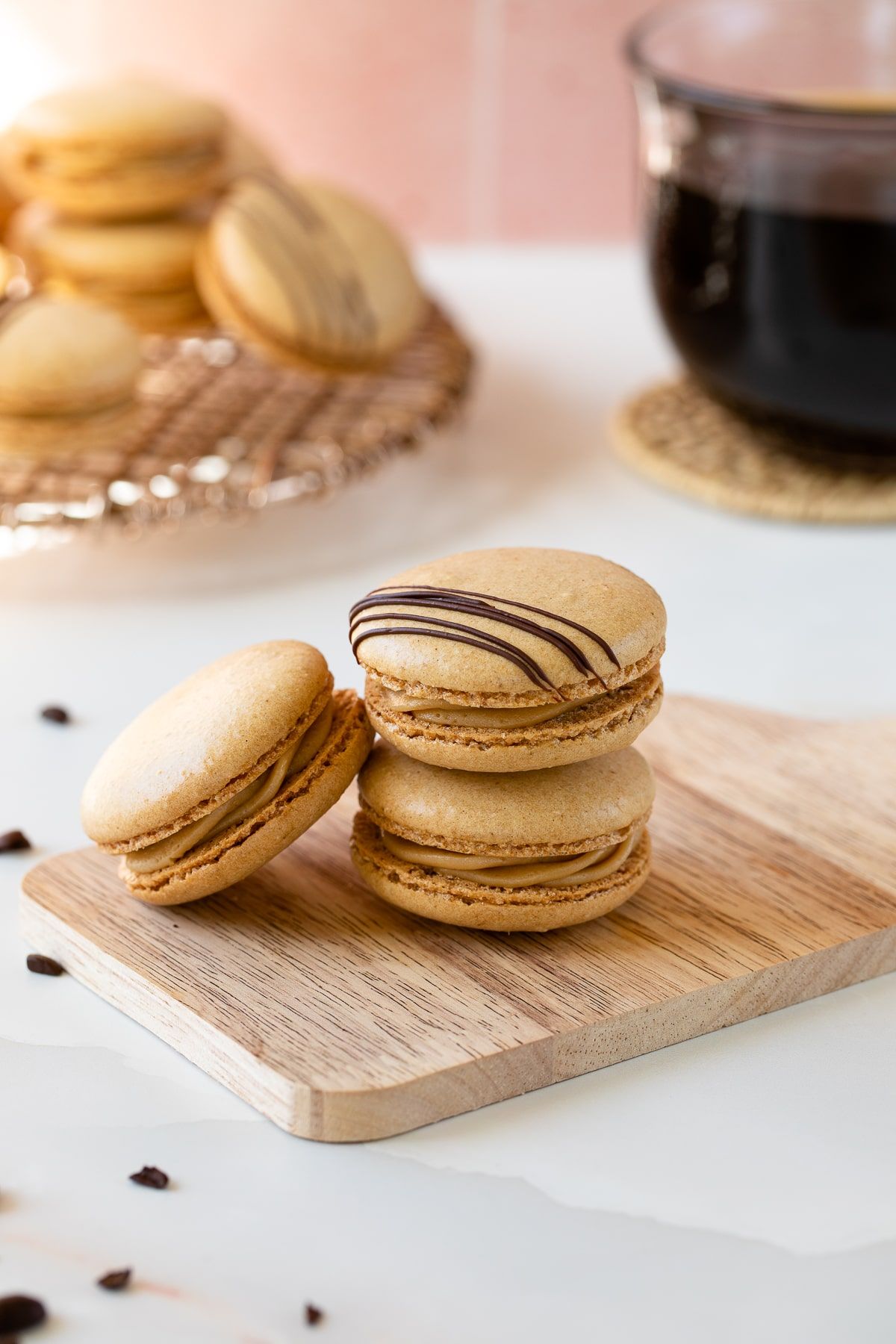 coffee macarons