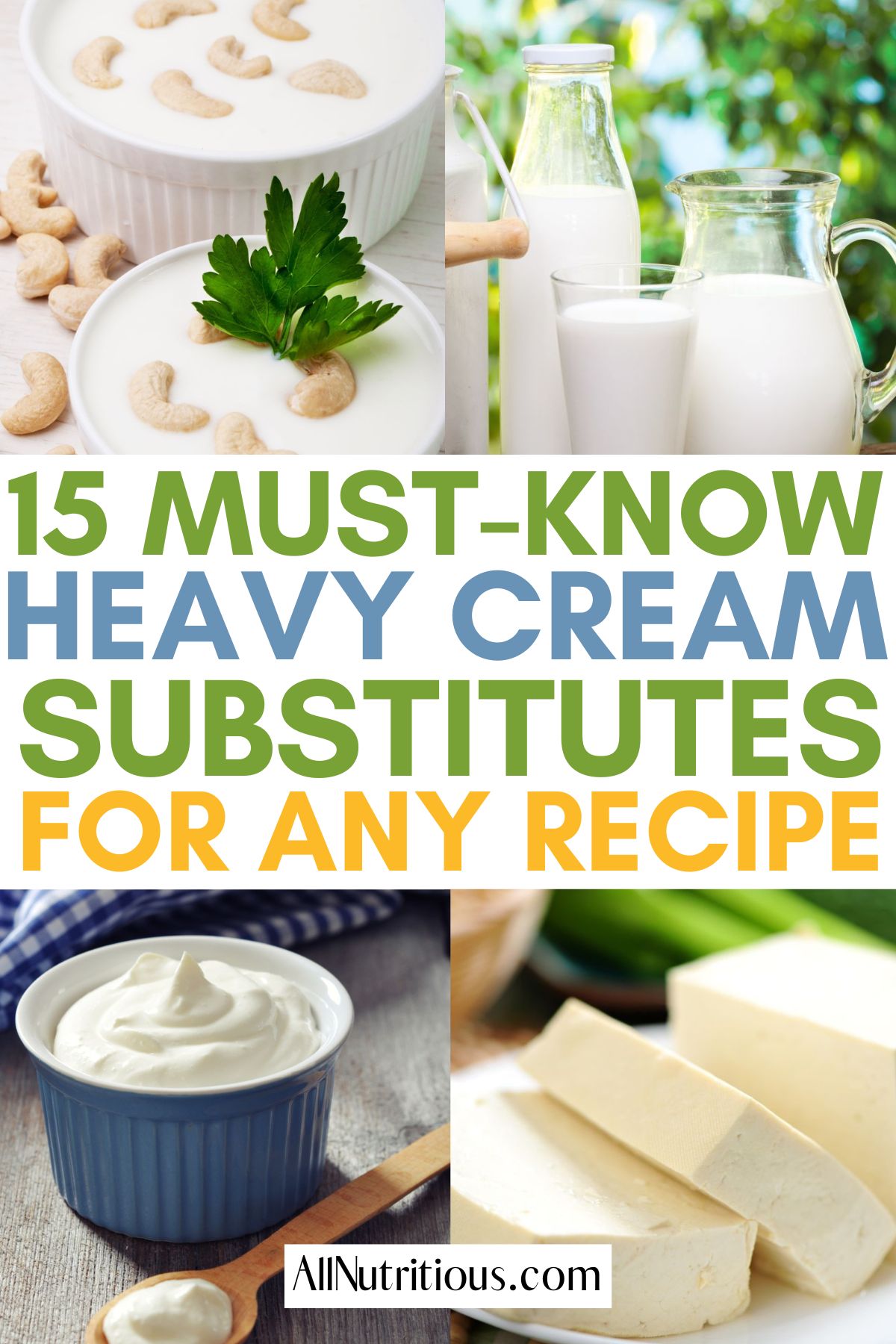 substitutes for heavy cream