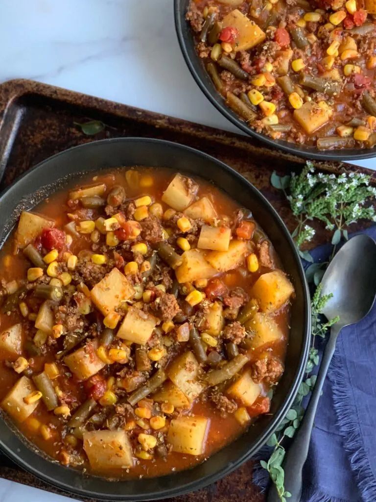 Cowboy Hamburger Soup