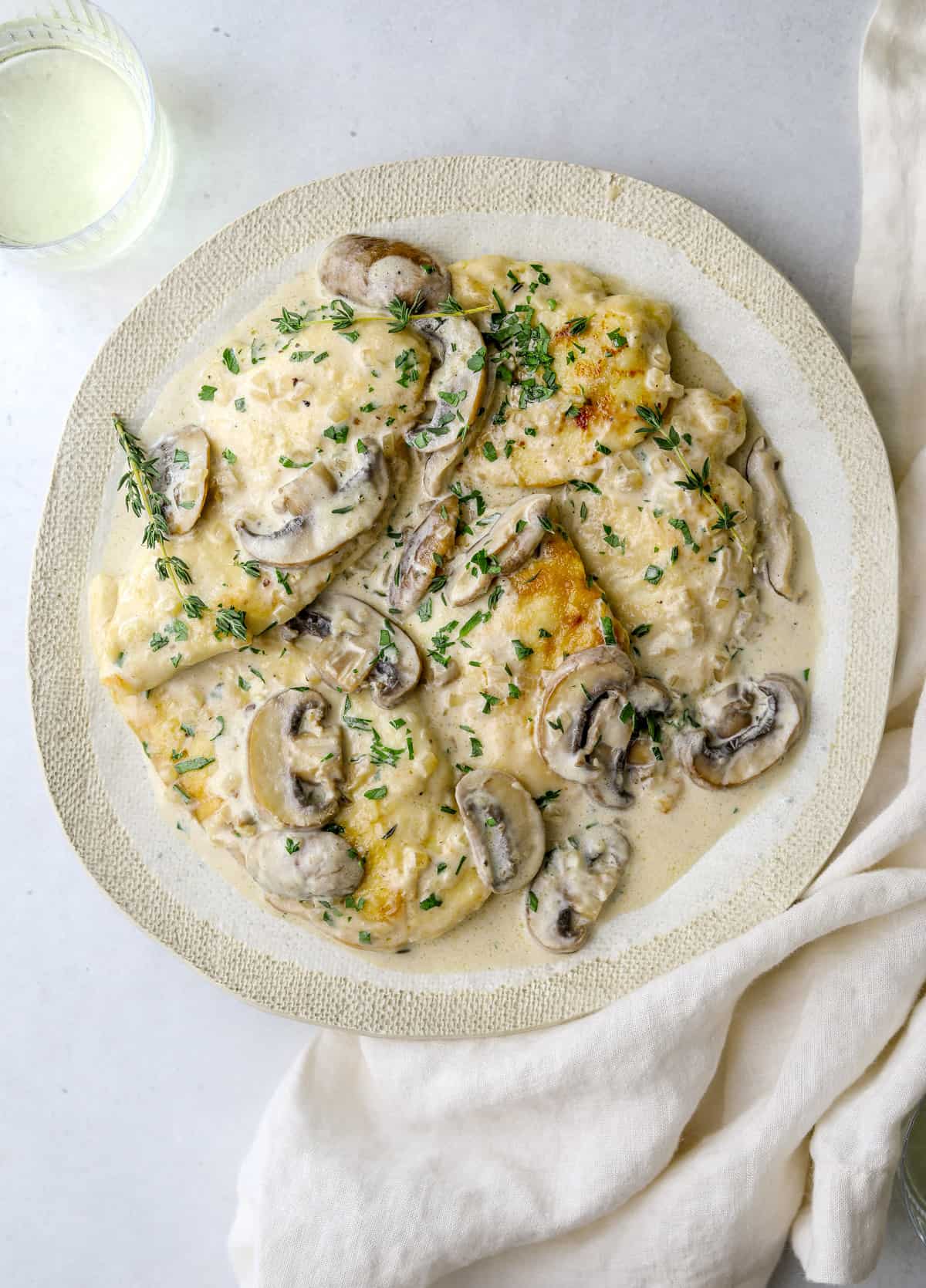 creamy mushroom chicken