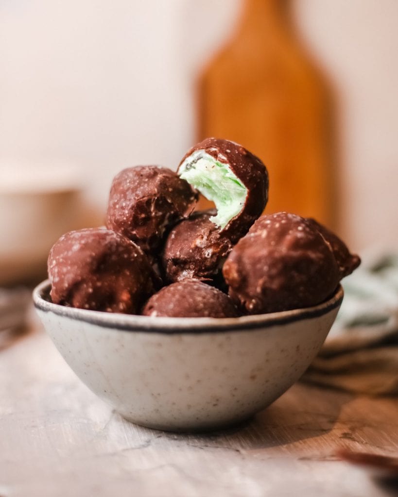 mint chip ice cream bon bons