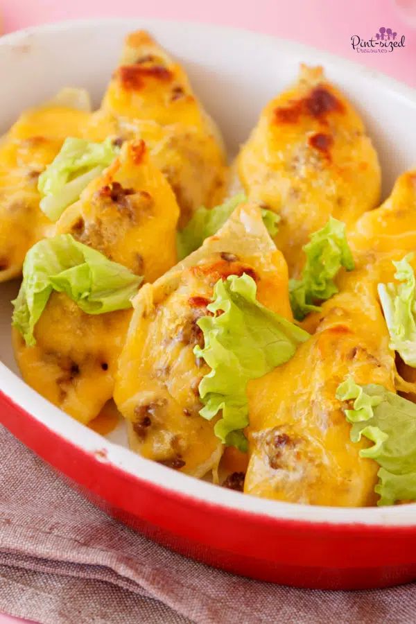 Cheeseburger Stuffed Shells