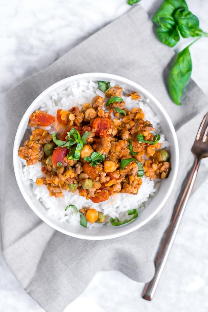 one pot lentil and Italian sausage