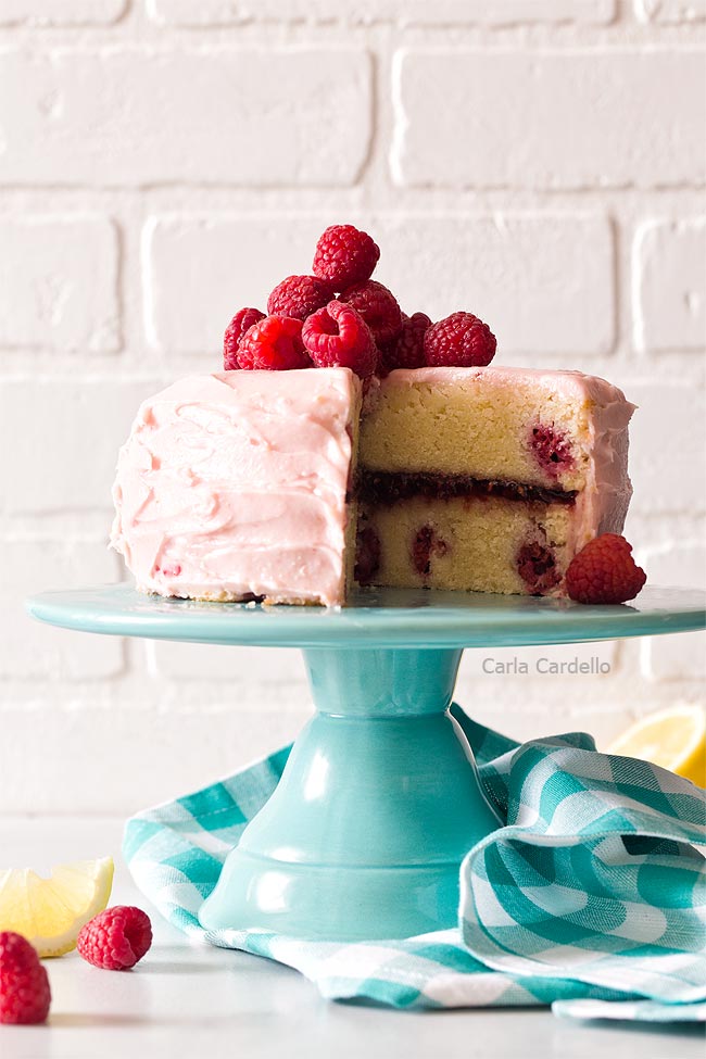 lemon raspberry cheesecake