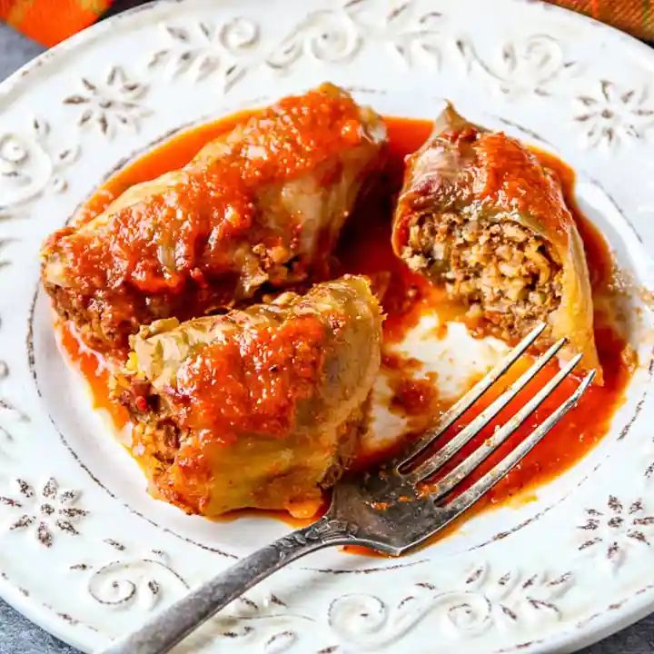 slow cooker cabbage rolls