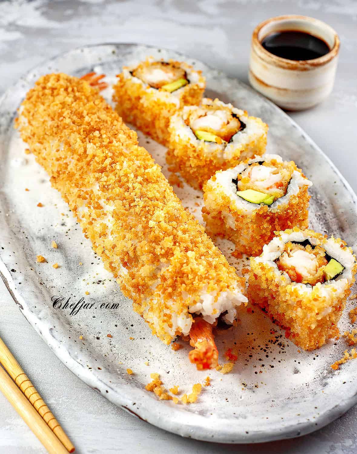 crunchy roll sushi