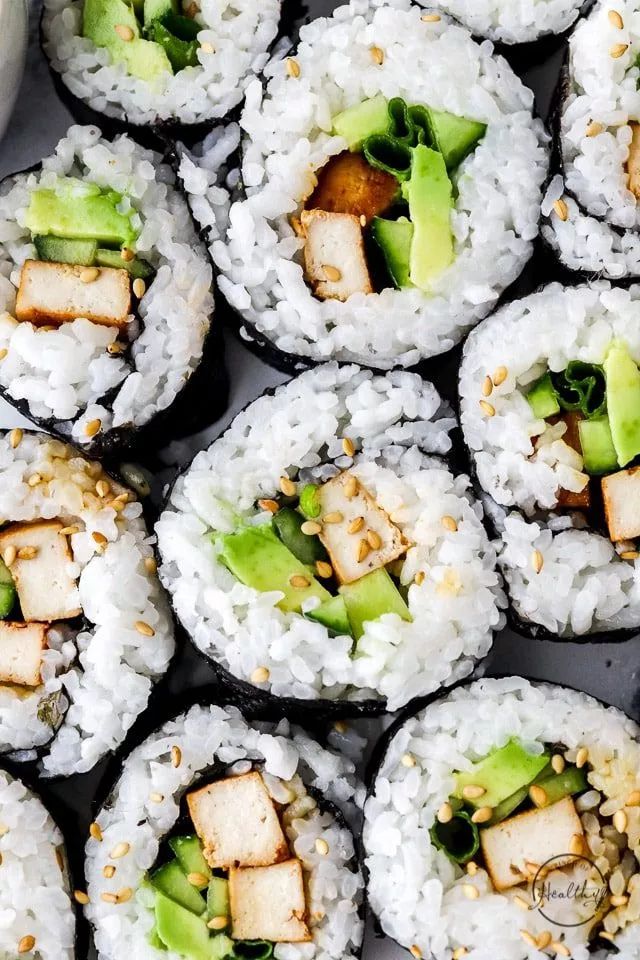 vegan tofu sushi