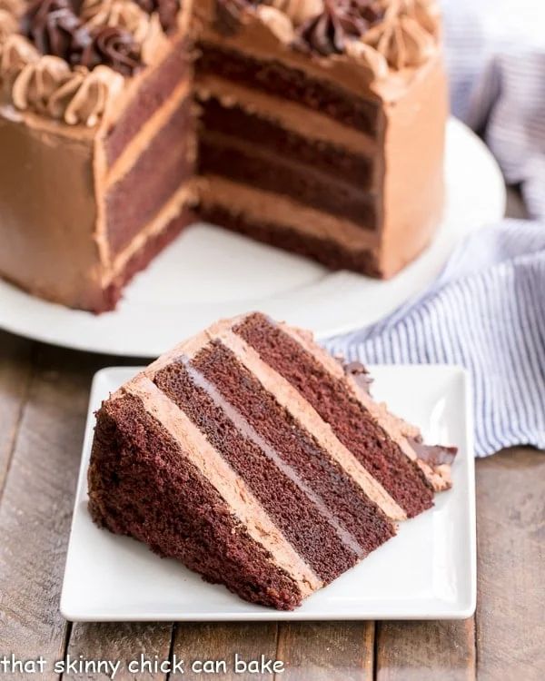 chocolate fudge layer cake