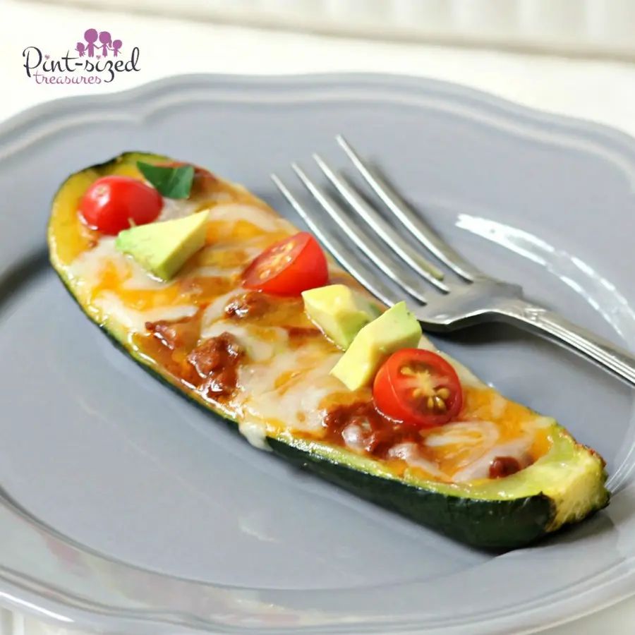 Enchilada Zucchini Boats