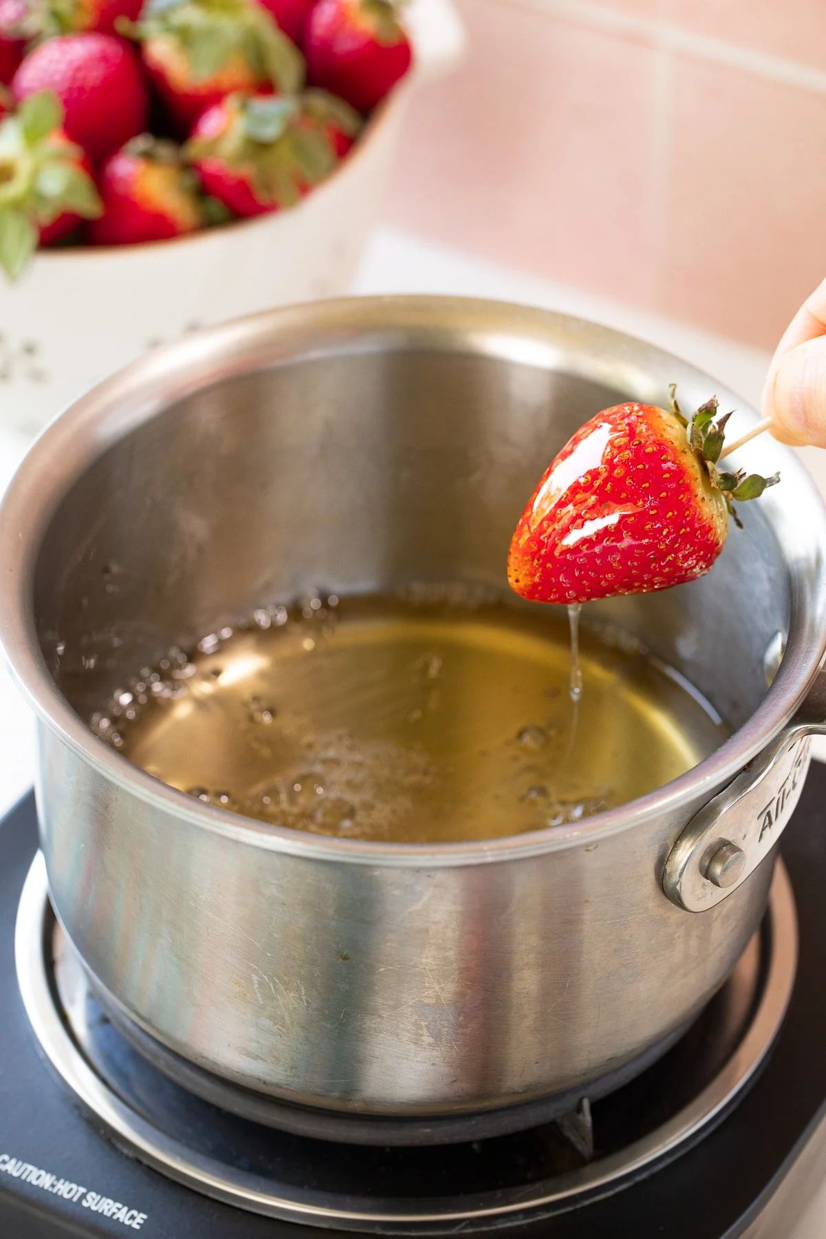 candied strawberries