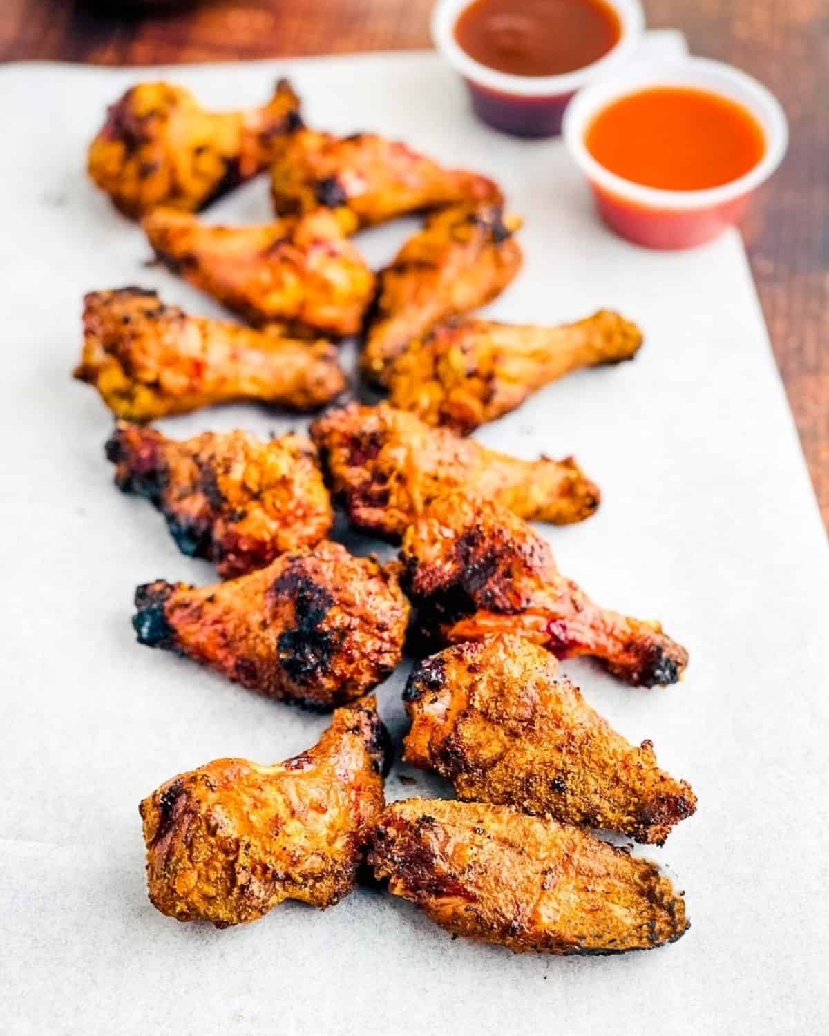 smoked chicken wings