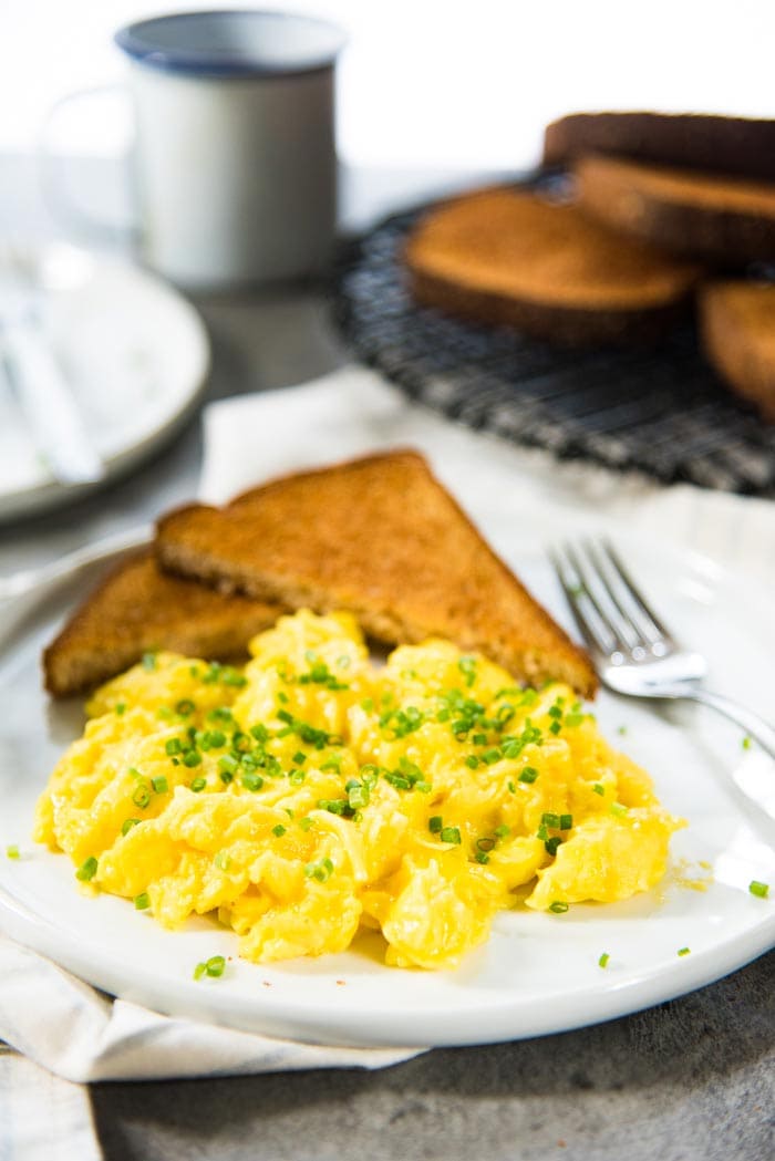 scrambled eggs