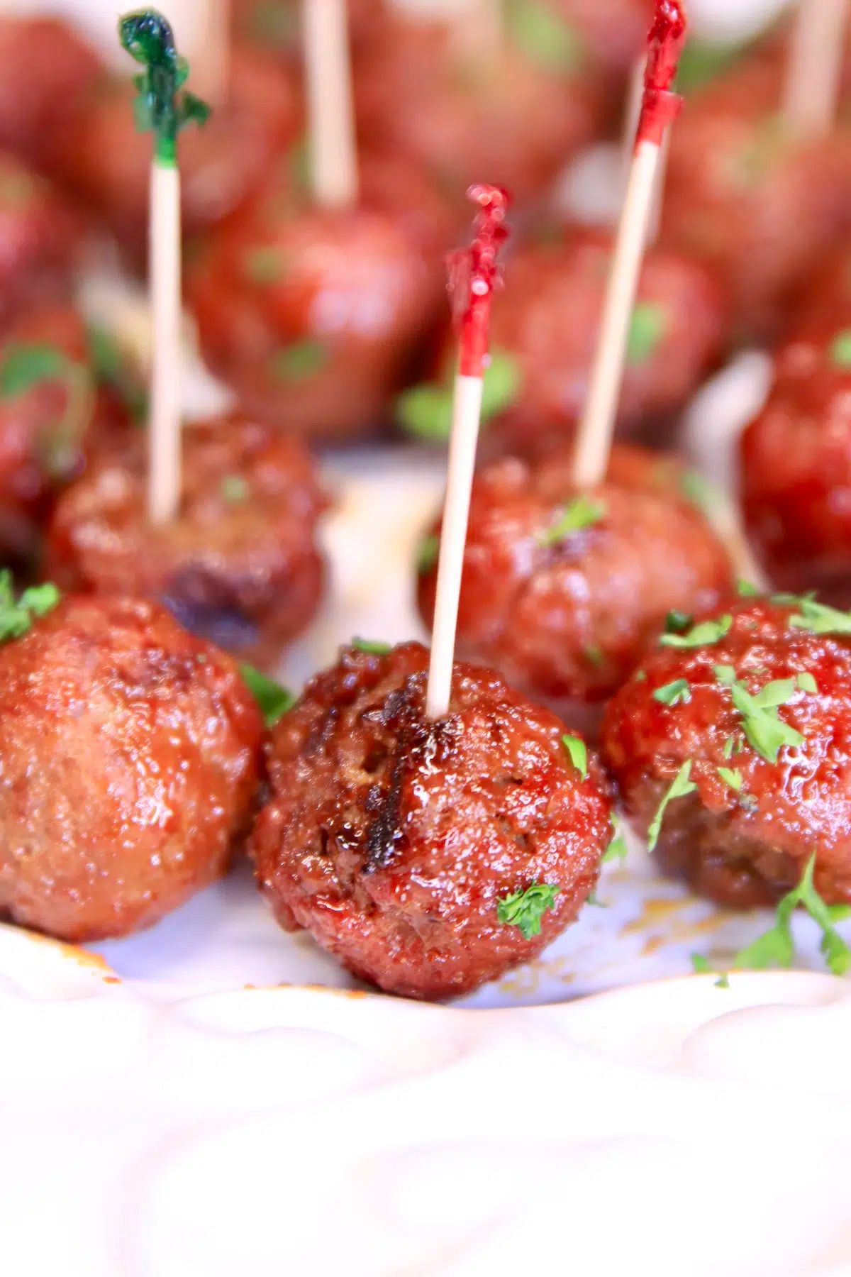 venison teriyaki meatballs