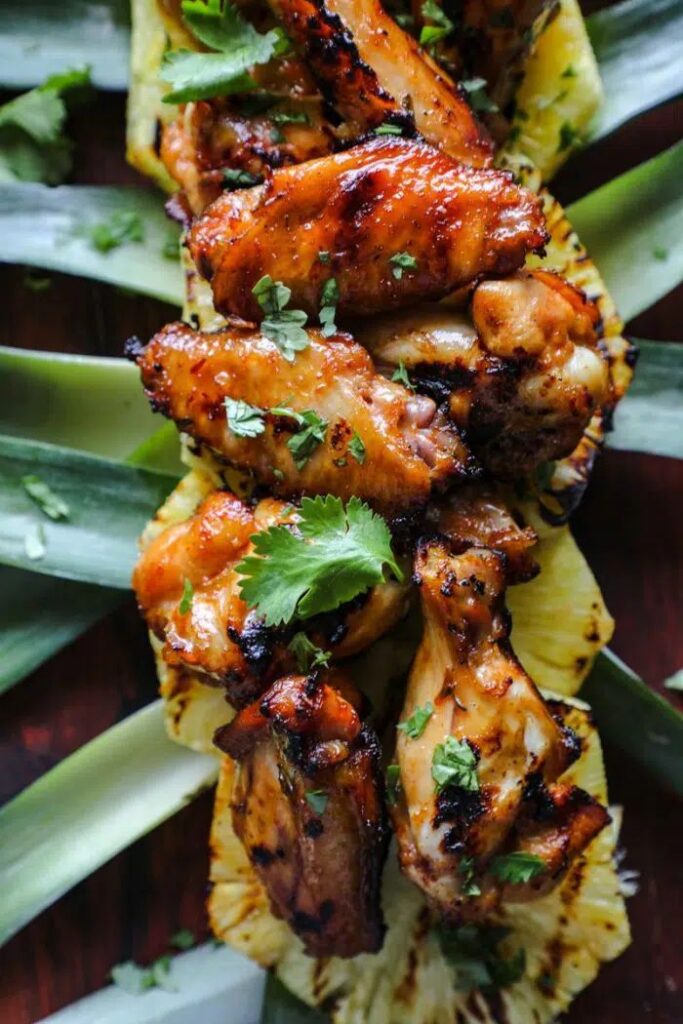 Grilled Honey Chicken Wings