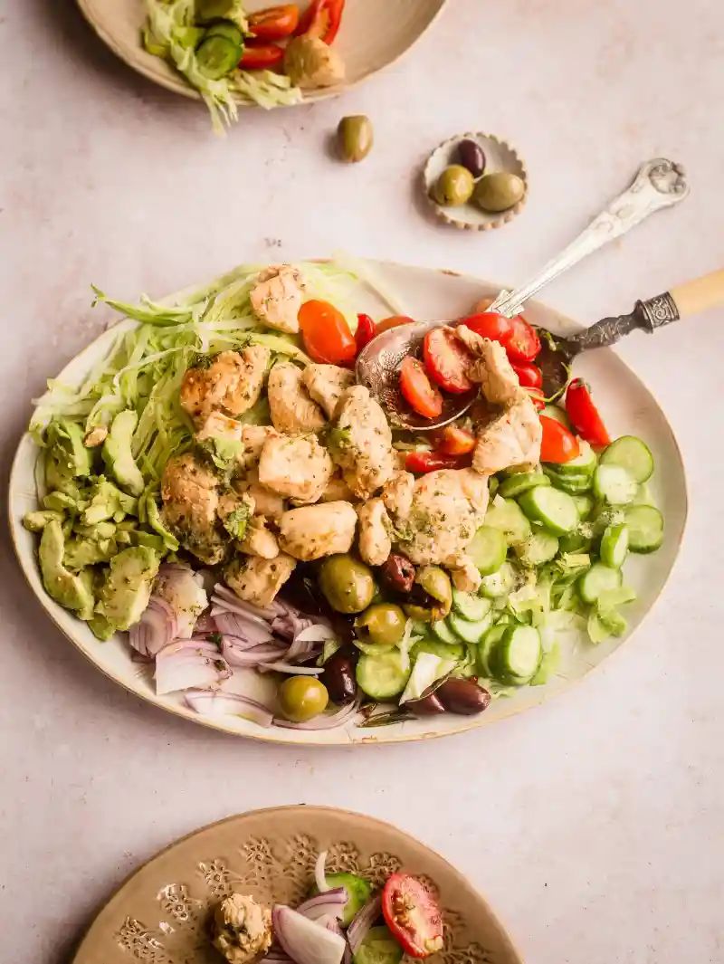 lemon and herb chicken salad